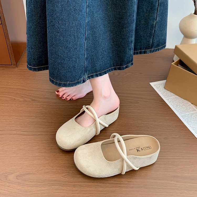 Delphine | Women’s Orthopedic Suede Lace-Up Mule Flats