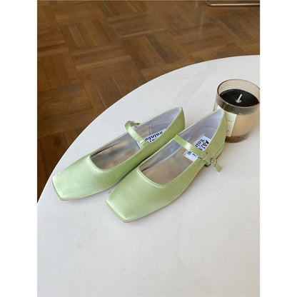 OrthoCare | Transparent Strap Pointed Toe Flats
