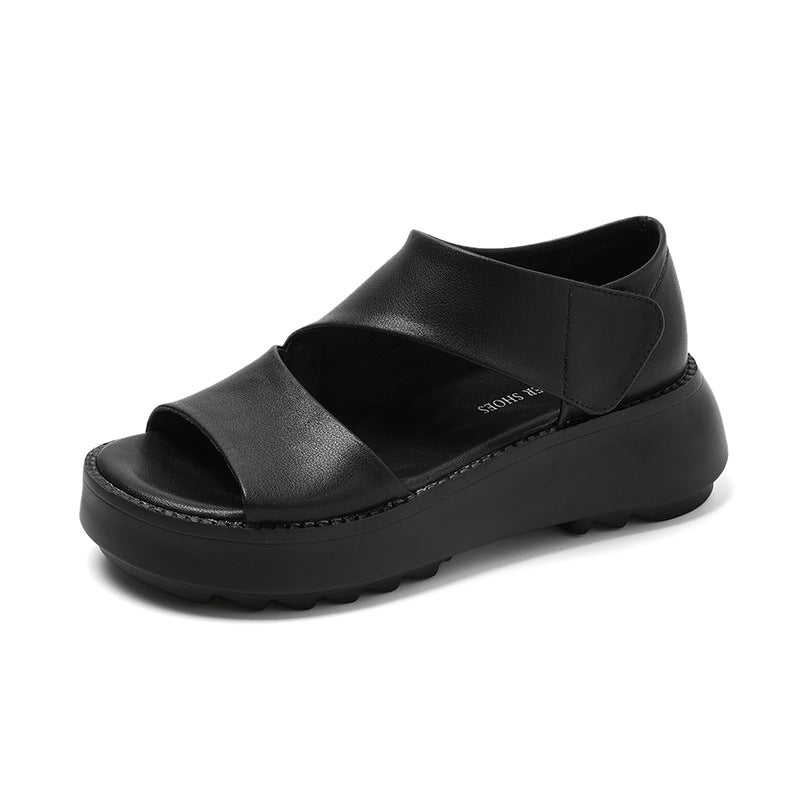 Wren | Women’s Orthopedic Cross Strap Platform Comfort Sandals