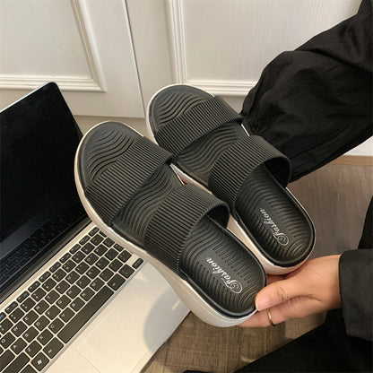 Ivanelle | Women’s Orthopedic Double Strap Platform Slides