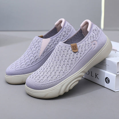 Orthopedic Cushion Slip-On Shoes – Lightweight Breathable Comfort Walking Sneakers
