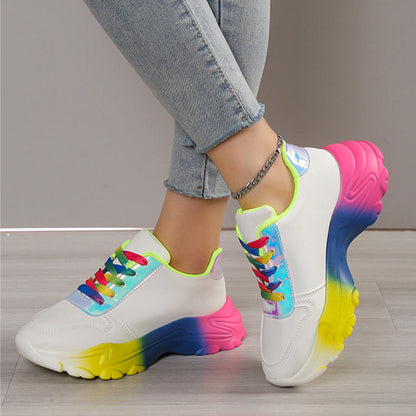 OrthoCare Rainbow Sports Sneakers - Unique Style And Comfort