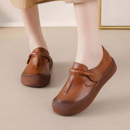 OrthoCare Soft Leather Mother'S Shoes - Unique Vintage Comfort