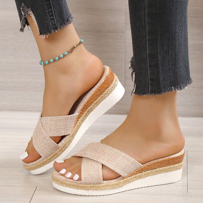 OrthoCare Hemp Wedge Sandals - Summer Uniqueness
