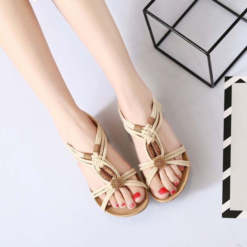 Isolina | Women’s Orthopedic Boho Strappy Flat Sandals
