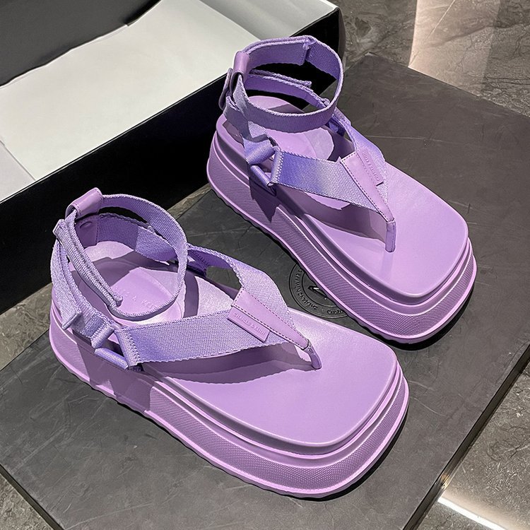 Orthopedic Platform Sandals – Adjustable Strap Lightweight Comfort Summer Shoes