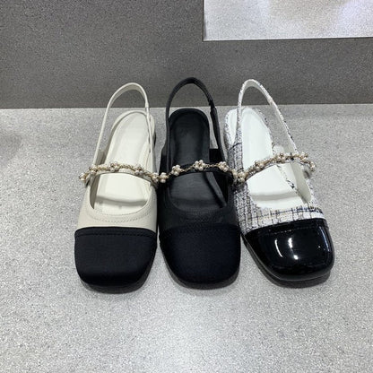 OrthoCare Flat Shoes - Square Toe Elastic Band