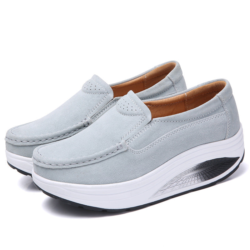 Orthopedic Platform Slip-On Loafers – Cushioned Lightweight Comfort Walking Shoes