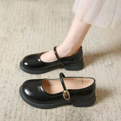 Jane | Orthopedic Classic  Comfort Flats with Adjustable Strap