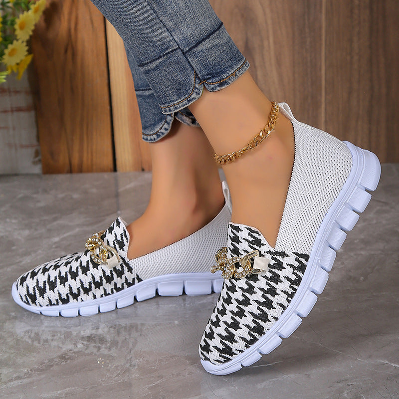 OrthoCare Houndstooth Shoes: Unique Elegance And Comfort