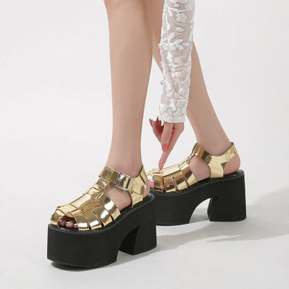 Qadira | Women’s Orthopedic Platform Fisherman Block Heel Sandals