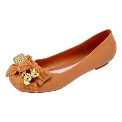 Umaya | Women’s Orthopedic Floral Embellished Ballet Flats