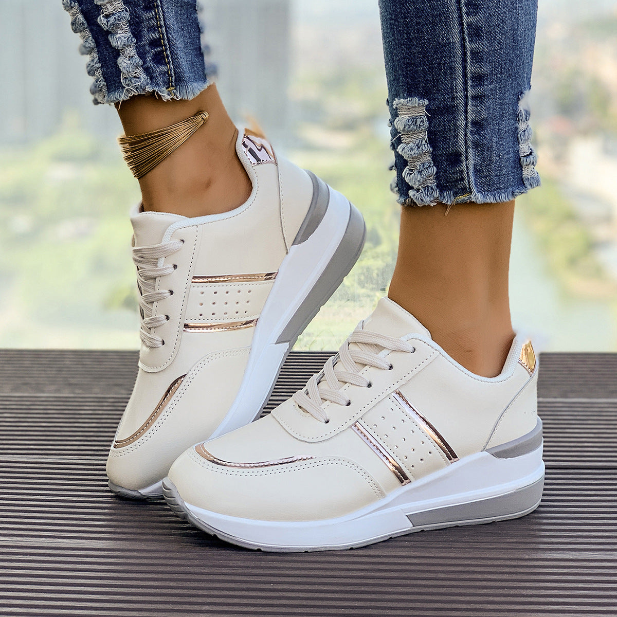 OrthoCare Thick-Sole Sneakers - Unique And Comfortable Style