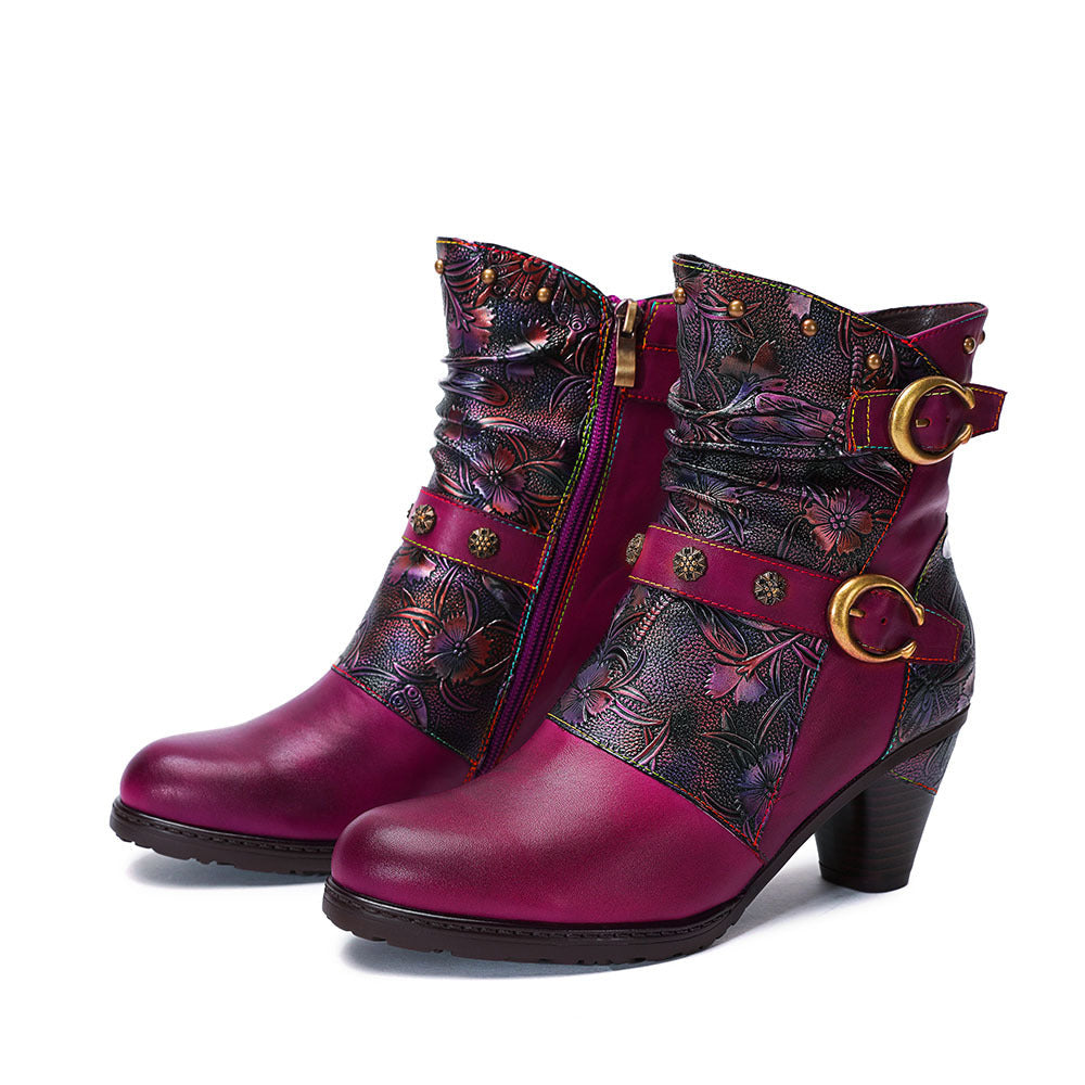 OrthoCare Retro Boots - Artisanal Comfort Design