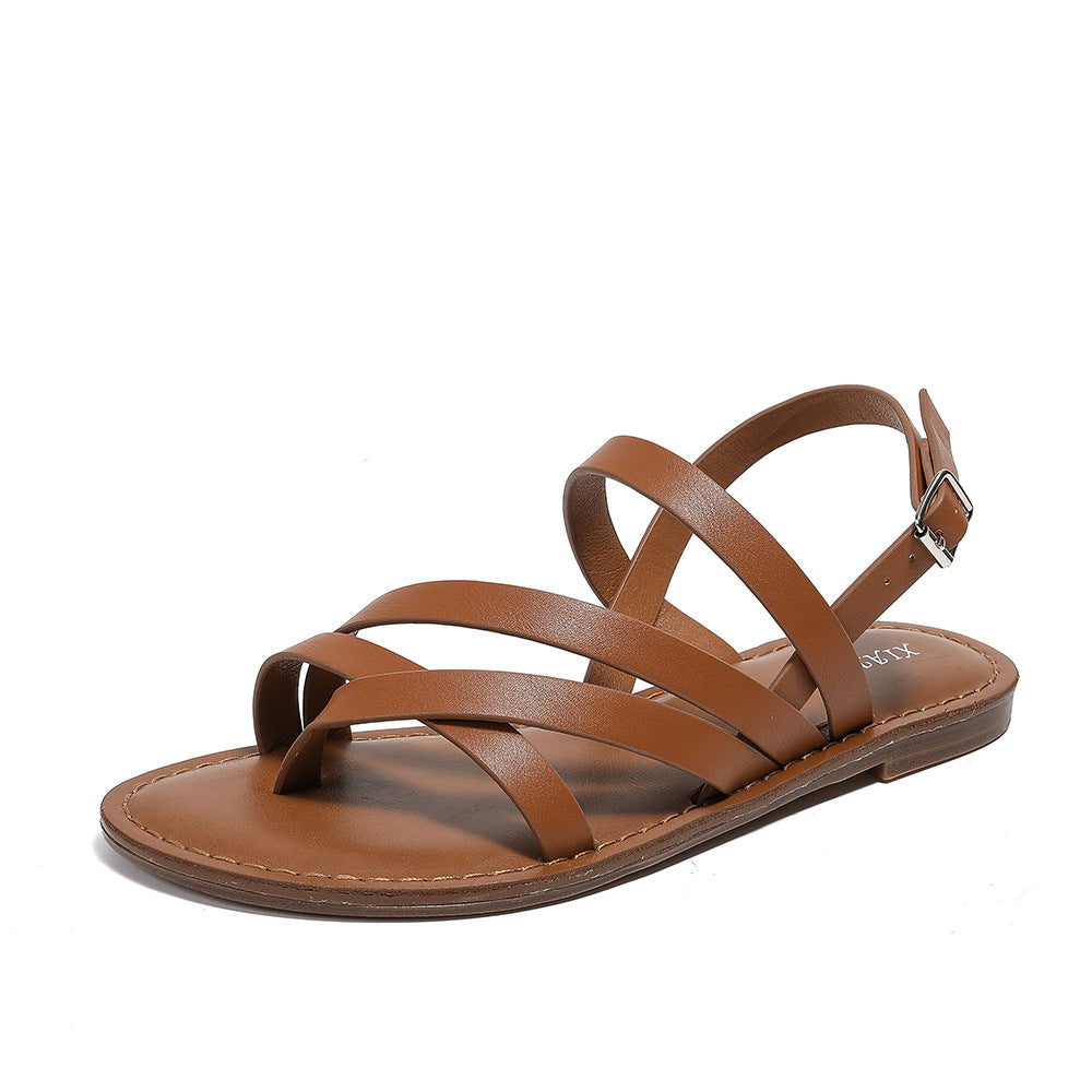 Ravelle | Women’s Orthopedic Multi-Strap Flat Sandals