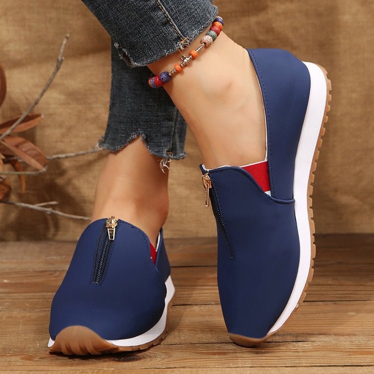 OrthoCare Zip Loafers - Non Slip Comfort Shoes