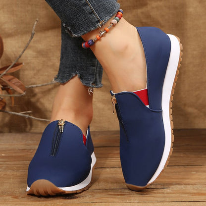 OrthoCare Zip Loafers - Non Slip Comfort Shoes
