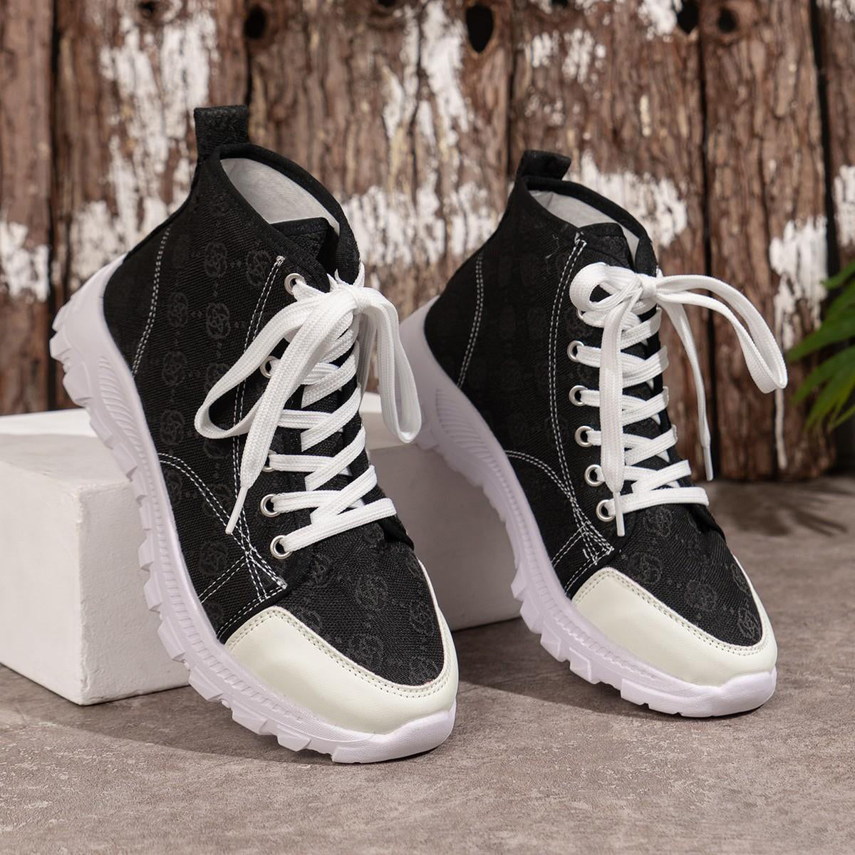 Rose | Orthopedic Casual Lace-Up Ankle Sneakers