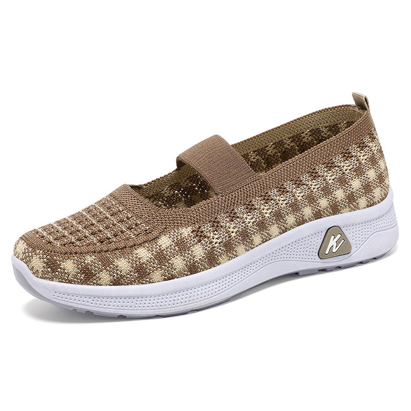Orthopedic Slip-On Breathable Mesh Shoes – Lightweight Comfort Walking Sneakers