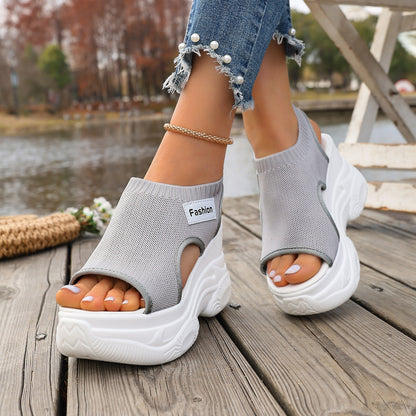 Galilea | Women’s Orthopedic Platform Knit Wedge Sandals