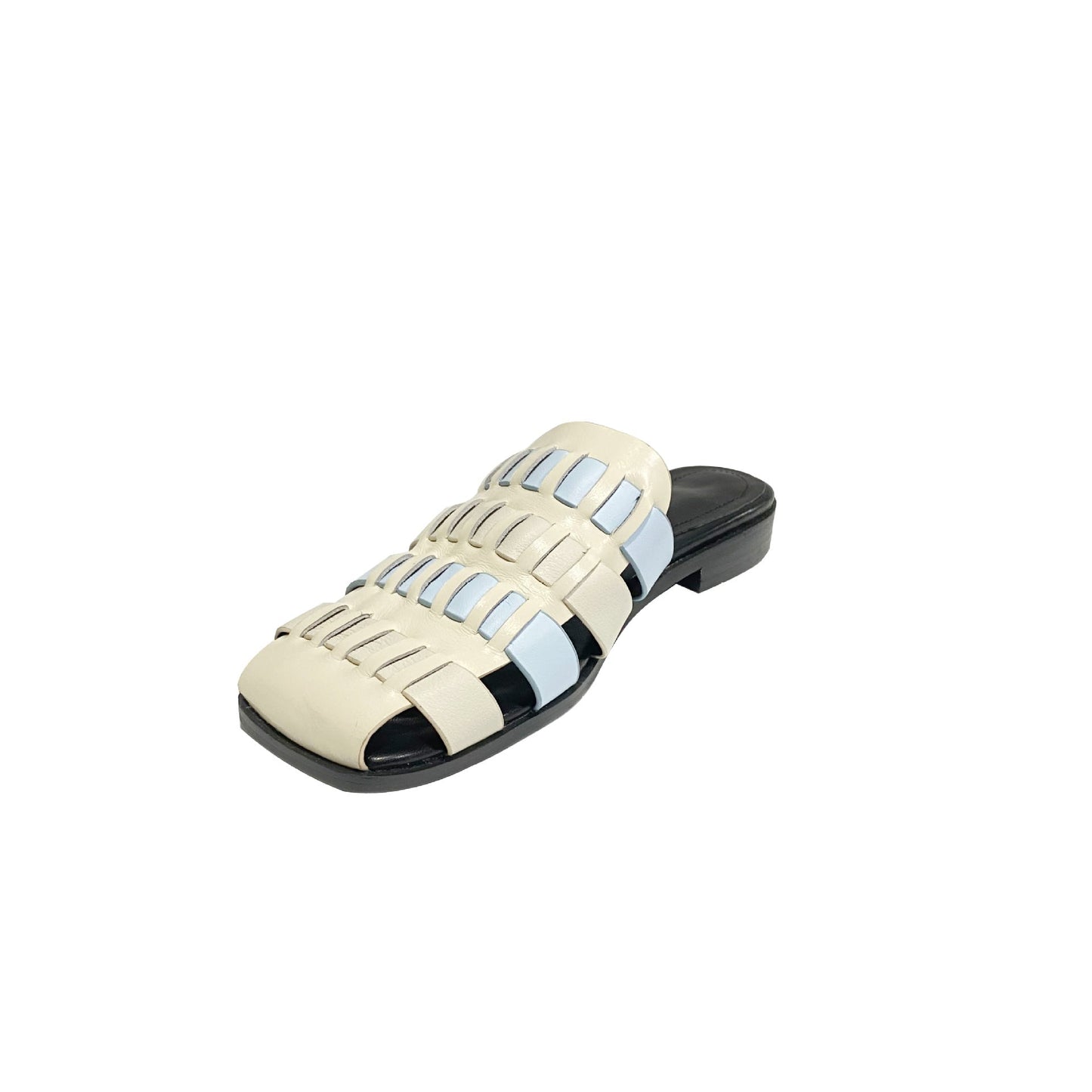 Zarina | Women’s Orthopedic Woven Cutout Slide Sandals