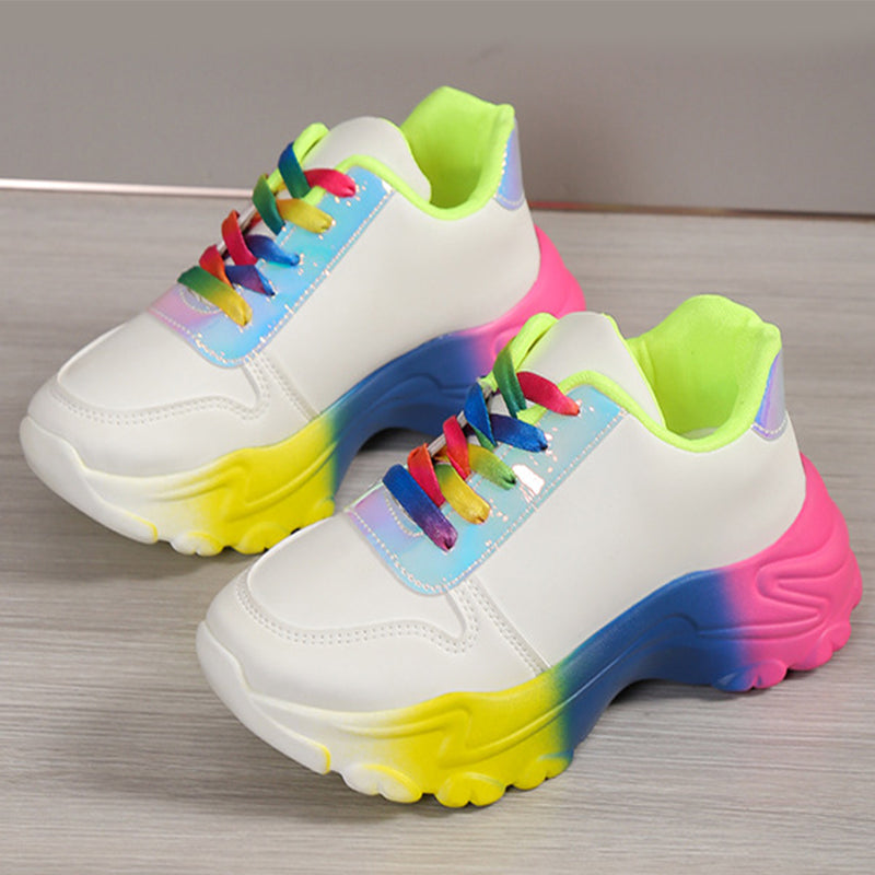 OrthoCare Rainbow Sports Sneakers - Unique Style And Comfort