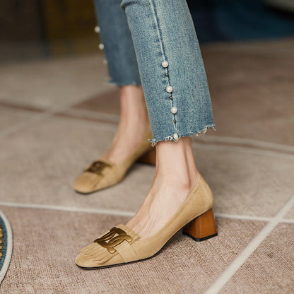 OrthoCare Tassel Shoes - Metal Buckle Comfort