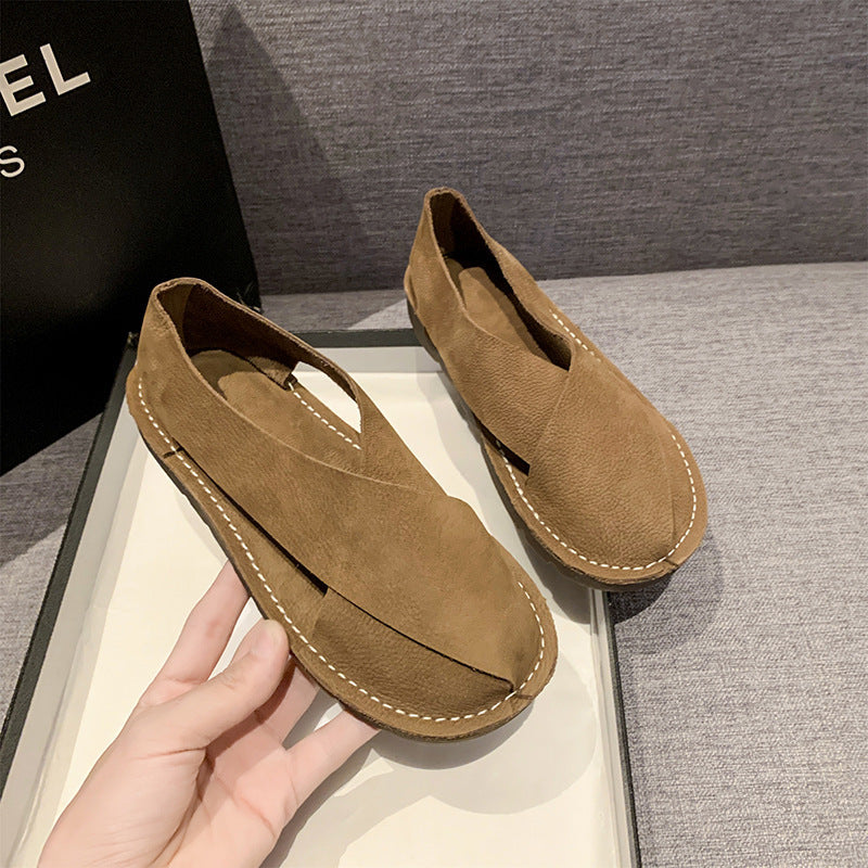 OrthoCare Round-Toe Roman Sandals - Comfort And Style