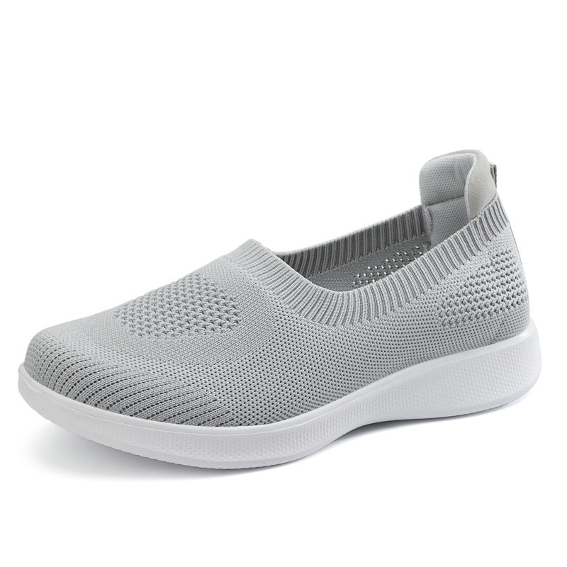 OrthoCare Women’s Breathable Slip-On Sneakers – Lightweight Comfort Walking Shoes