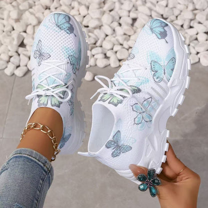 Harlowe | Women’s Orthopedic Floral Chunky Walking Sneakers