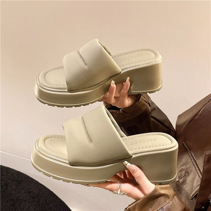 Ushara | Women’s Orthopedic Platform Comfort Slide Sandals