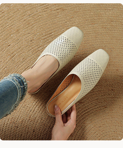 Holland | Women’s Orthopedic Perforated Pointed Toe Mule Flats