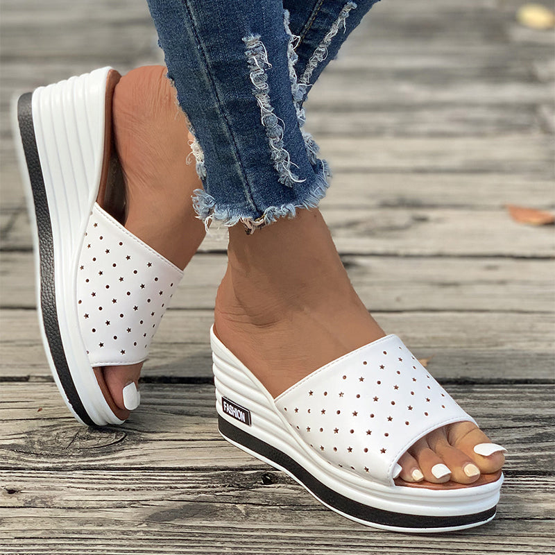 OrthoCare Fish Mouth Heeled Sandals: Unique Summer Elegance