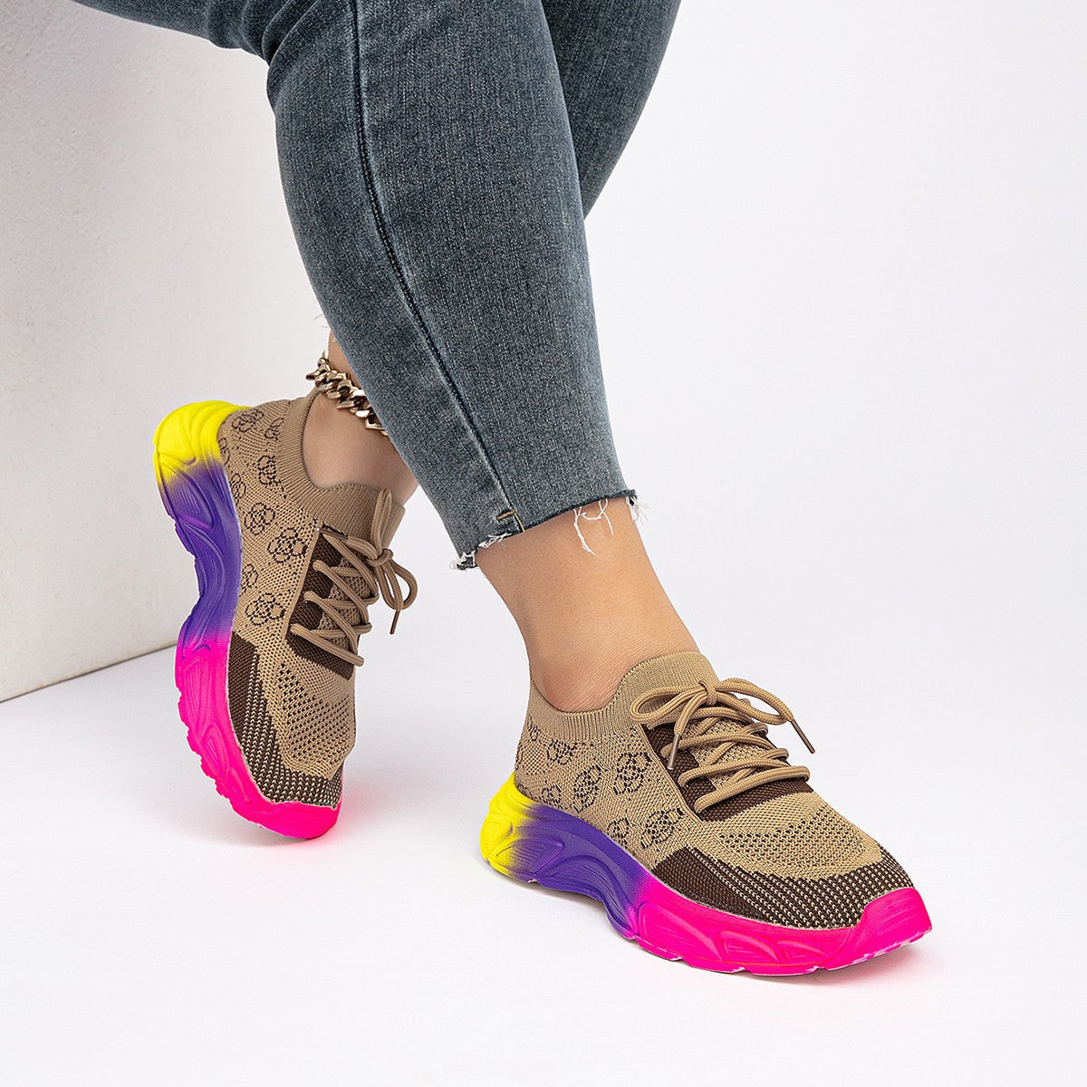 OrthoCare Rainbow Sole Athletic Shoes - Ergonomic Fit