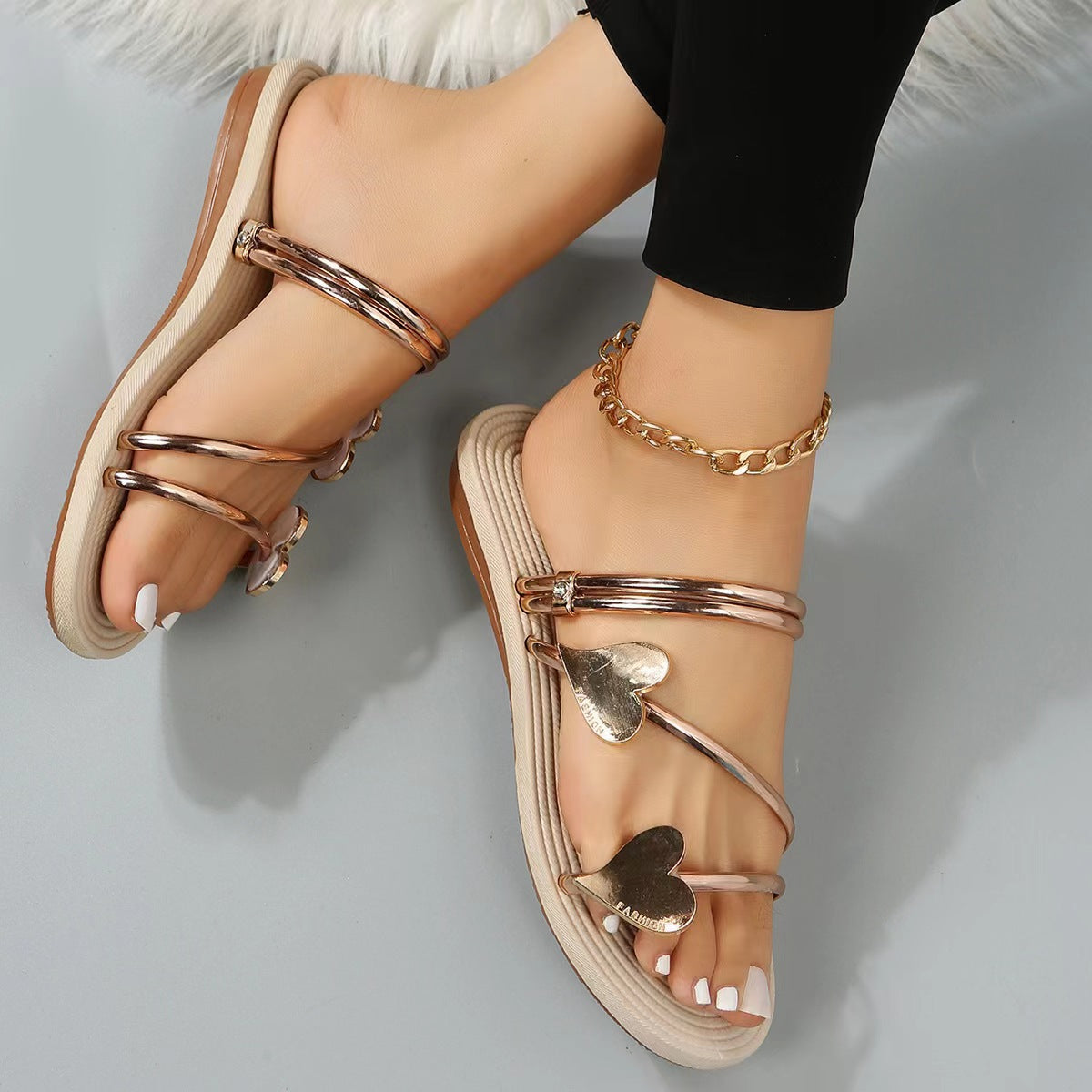 OrthoCare Heart-Shaped Slippers  - Unique And Trendy Style