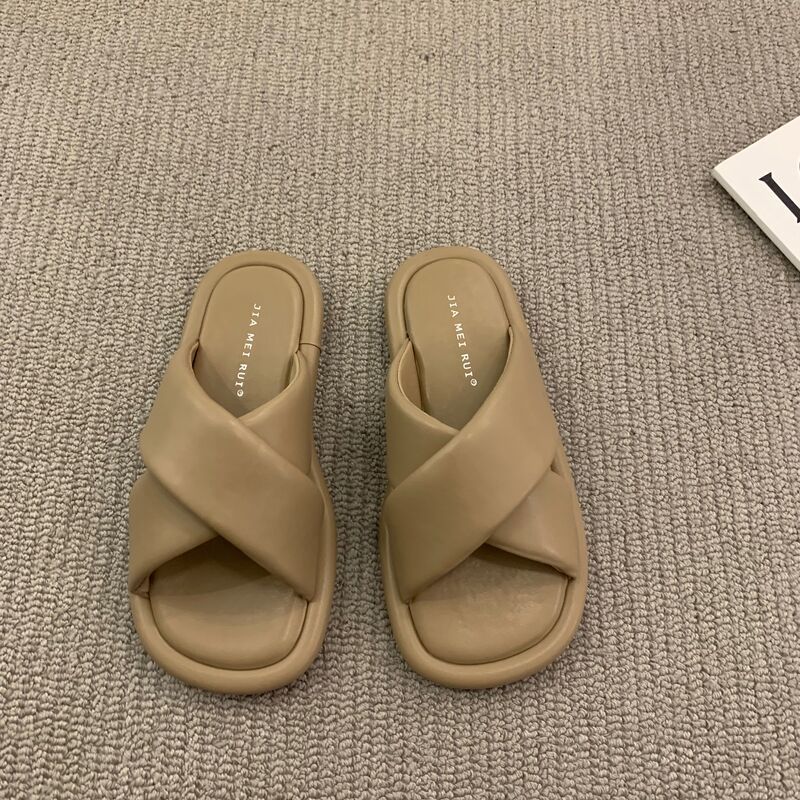 Soleia | Women’s Orthopedic Crisscross Comfort Slide Sandals