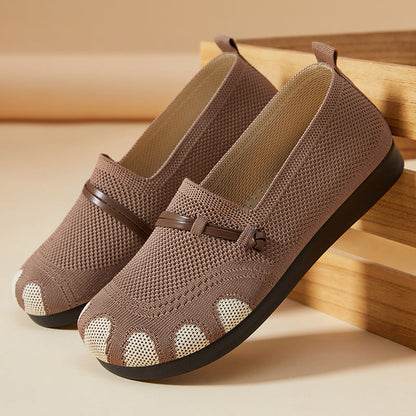 Hazeline | Women’s Orthopedic Breathable Knit Walking Flats