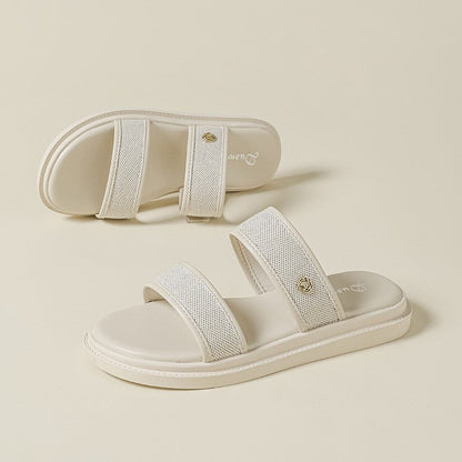 Kaelith | Women’s Orthopedic Double Strap Comfort Slide Sandals