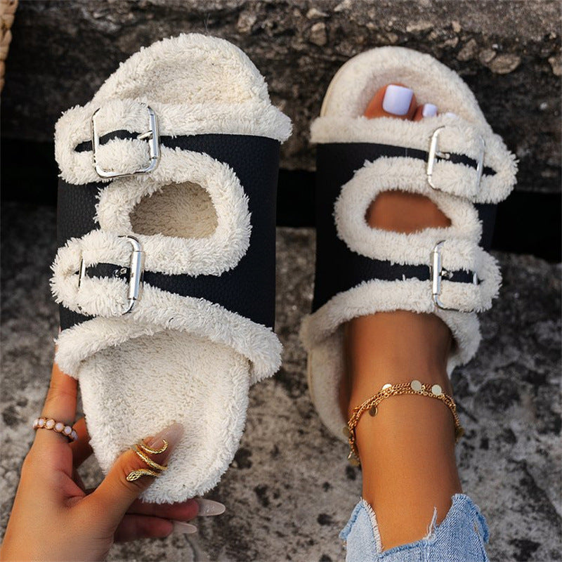 OrthoCare Thick Wool Winter Slippers - Unique Comfort