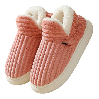 Lala | Orthopedic Plush Corduroy Indoor Slippers – Warm Comfort for Home