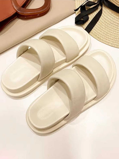 Lorienne | Women’s Orthopedic Double Strap Comfort Slide Sandals