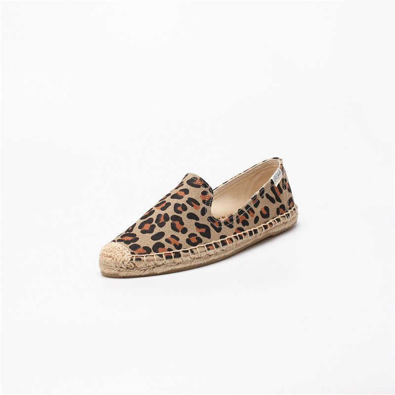 OrthoCare Animal Print Espadrille Slip-On Flats