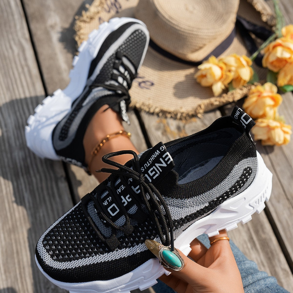 OrthoCare Flyknit Mesh Sneakers - Unique Comfort And Style