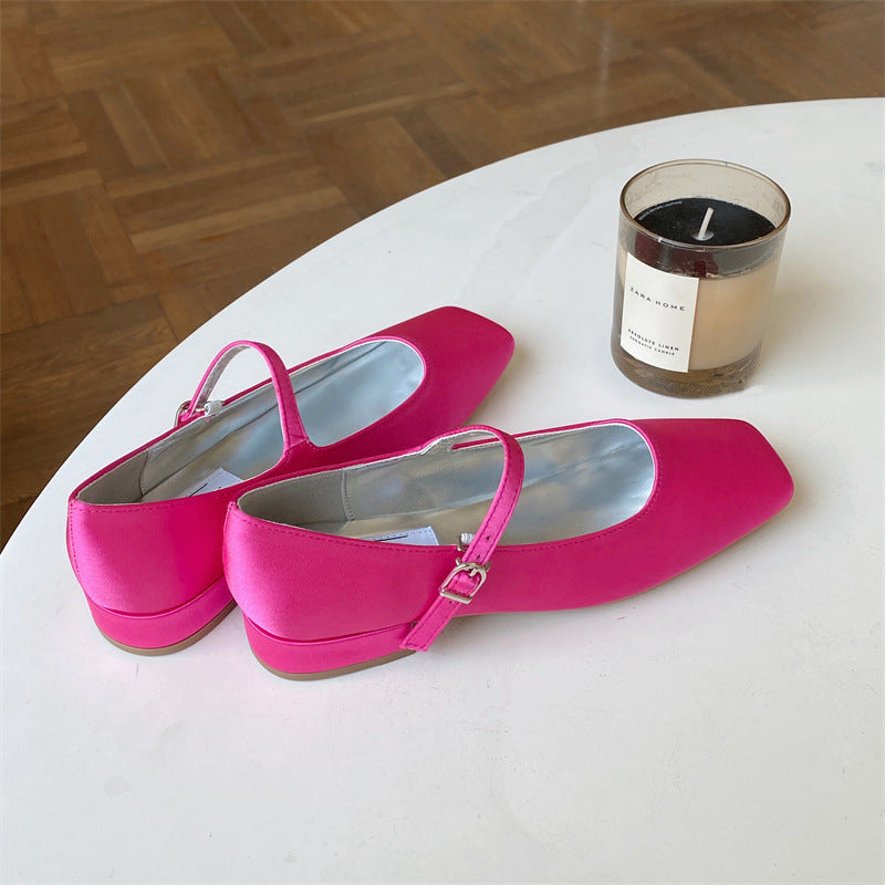 OrthoCare | Transparent Strap Pointed Toe Flats