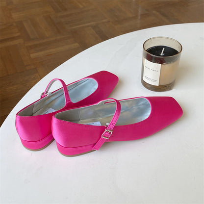 OrthoCare | Transparent Strap Pointed Toe Flats