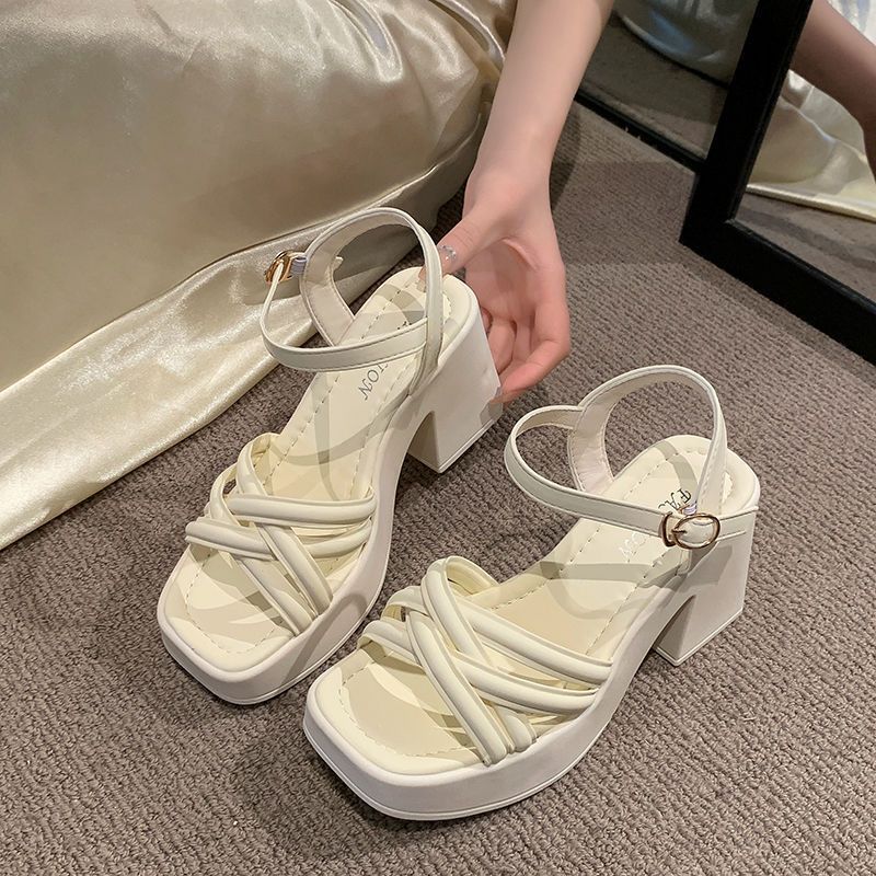 Emelisse | Women’s Orthopedic Strappy Platform Block Heel Sandals