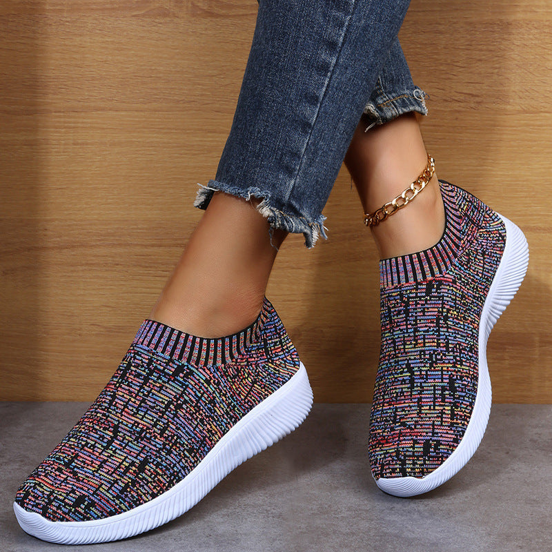OrthoCare Stripe Knit Shoes: Unique And Comfortable For Everyone