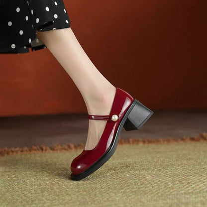 OrthoCare Mary Jane Leather Shoes - Vintage Comfort