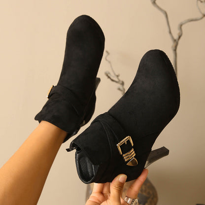OrthoCare Plus Size Stiletto Boots - Supportive Fit