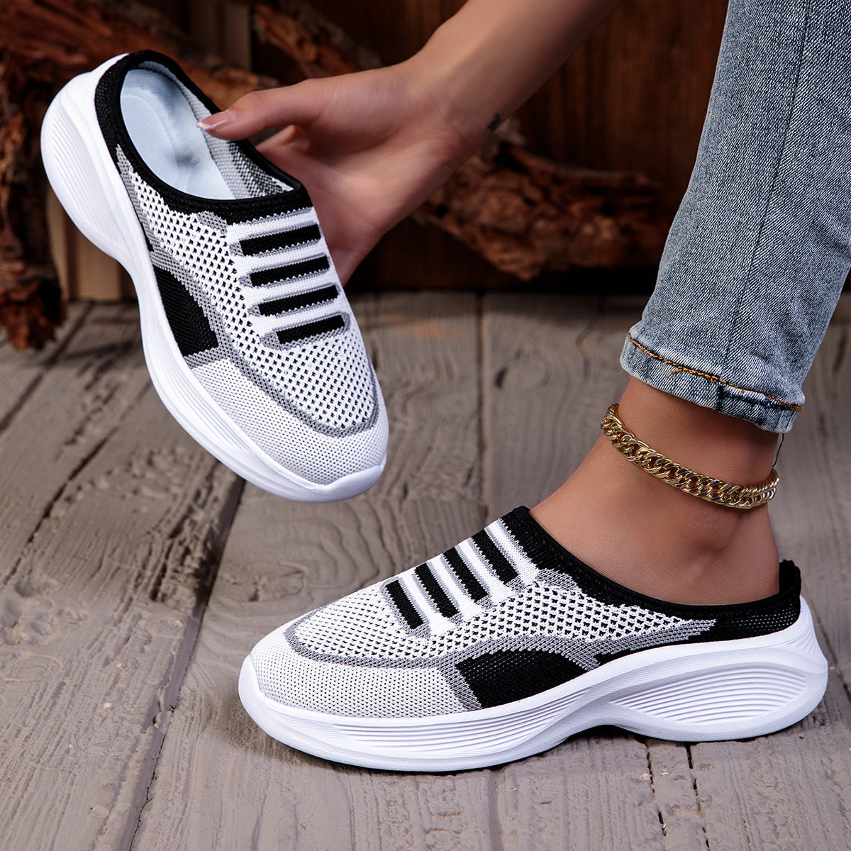 Brinley | Women’s Orthopedic Breathable Slip-On Walking Sneakers